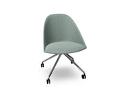Cila Fully Upholtered Chair With Fixed Trestle Base Chairs Arper 