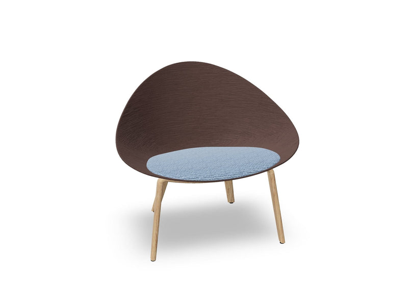 Adell 4 Leg Wood Lounge Chair lounge chair Arper 