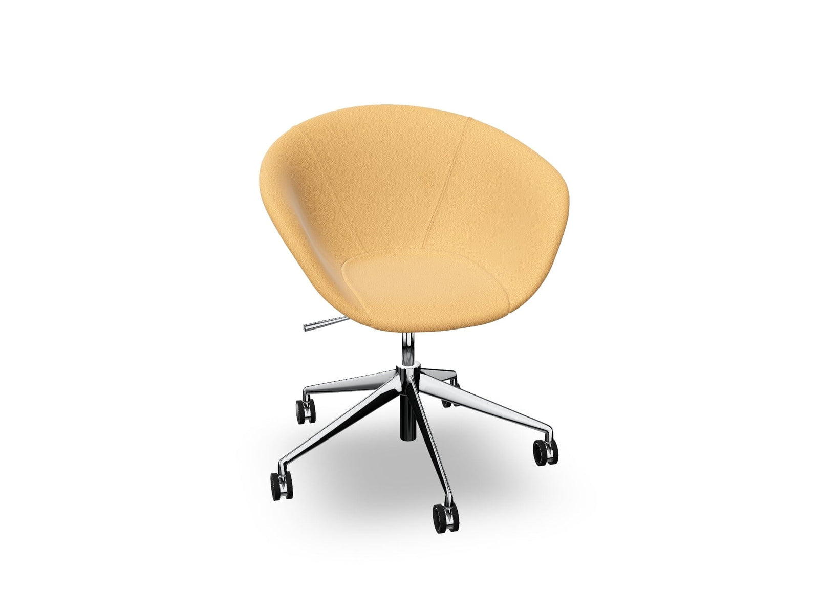 Duna 02 Five Star Base Chair With Front Upholstery Chairs Arper 