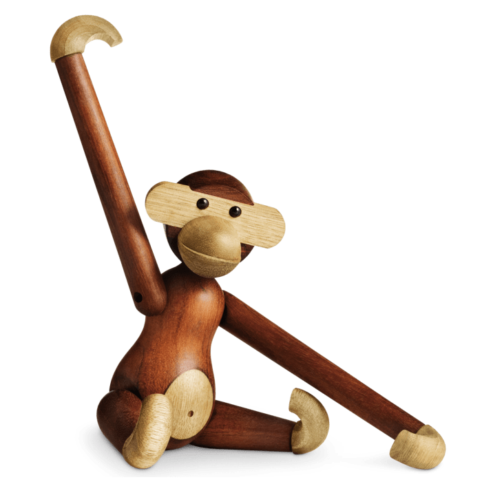 Kay Bojesen Monkey, Teak/Limba (Small), view 2