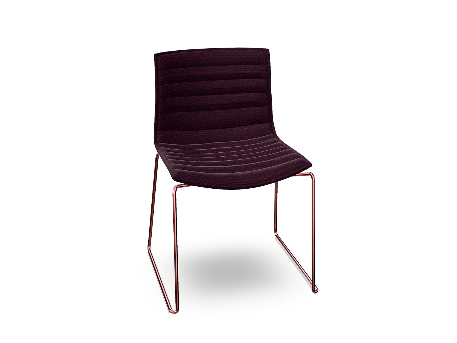 Catifa 46 Sled Base With Fully Upholstered