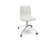 Aava 02 Fixed Trestle Base Wood Chair With Front Upholstery Chairs Arper 