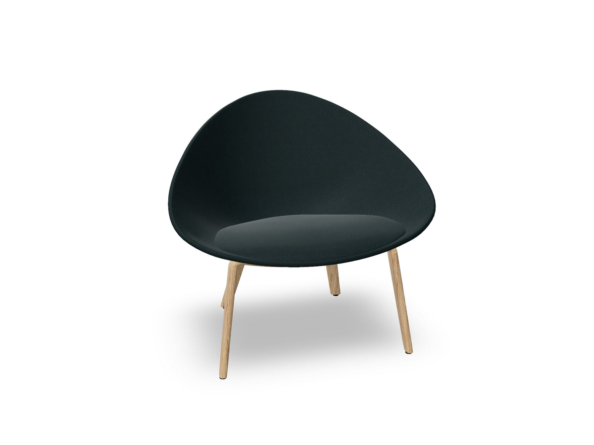 Adell 4 Leg Wood Lounge Chair With Fully Upholstered