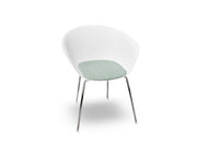 Duna 02 Four Leg Chair With Seat Cushion Chairs Arper 