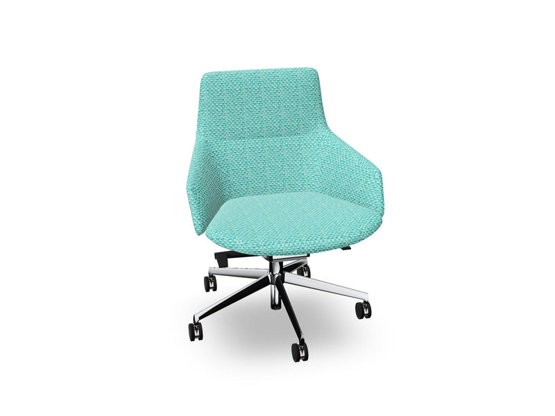 Aston Conference Syncro Five Way Star Base Armchair task chair Arper 