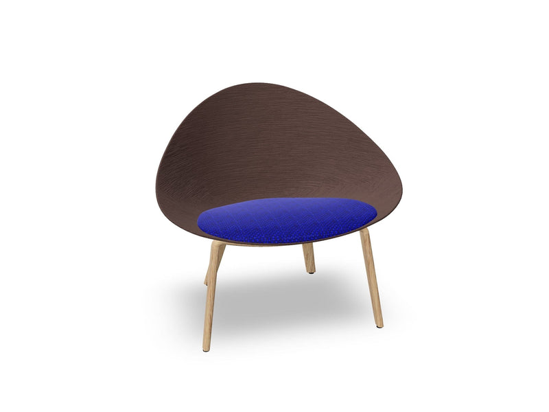 Adell 4 Leg Wood Lounge Chair lounge chair Arper 