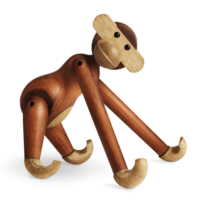 Kay Bojesen Monkey, Teak/Limba (Small), view 3