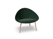 Adell 4 Leg Wood Lounge Chair With Fully Upholstered lounge chair Arper 