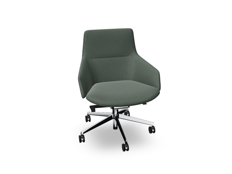 Aston Conference Syncro Five Way Star Base Armchair task chair Arper 