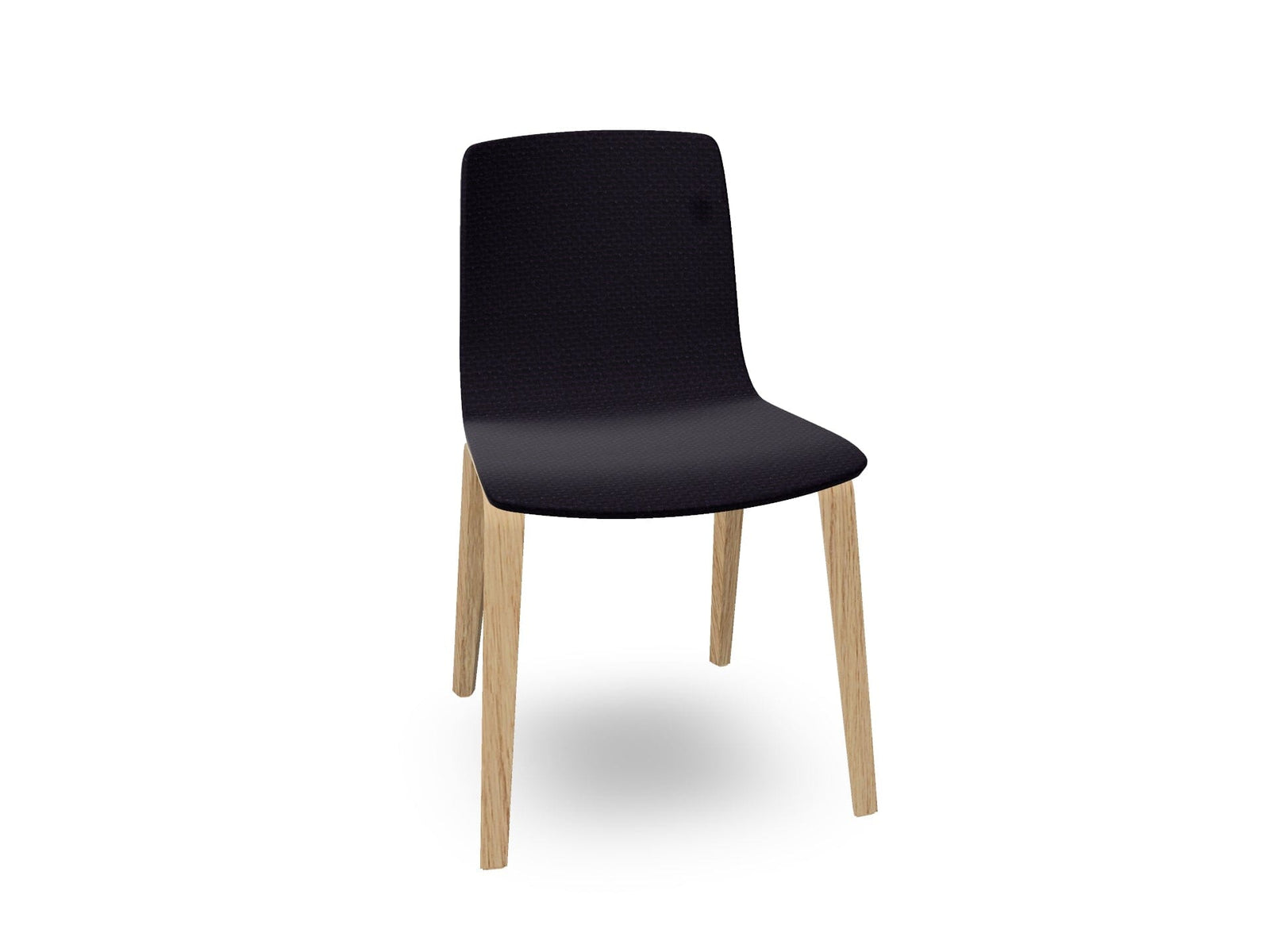 Aava 02-4 Wood Legs Chair With Fully Upholstered Chairs Arper 