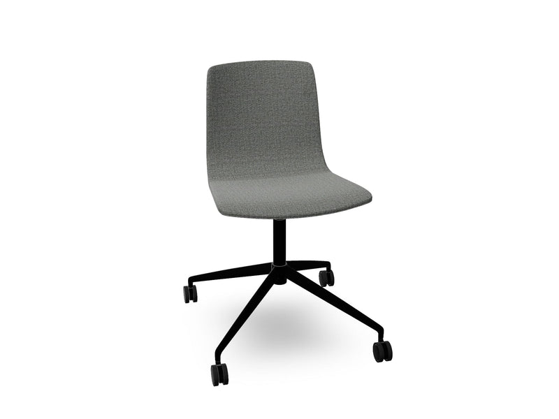 Aava 02 Fixed Trestle Base Chair With Fully Upholstered Chairs Arper 