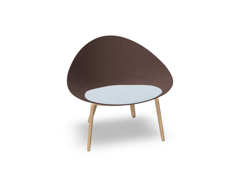 Adell 4 Leg Wood Lounge Chair lounge chair Arper 