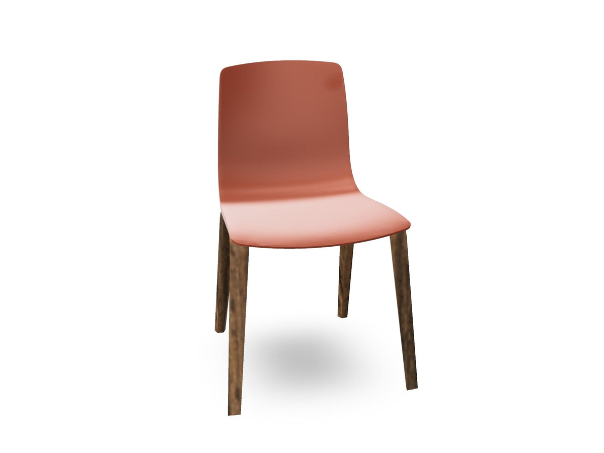 Aava 02-4 Wood Legs Polypropylene Chair Chairs Arper 