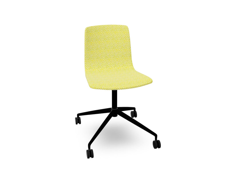 Aava 02 Fixed Trestle Base Chair With Fully Upholstered Chairs Arper 