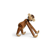 Kay Bojesen Monkey, Teak/Limba, styled view