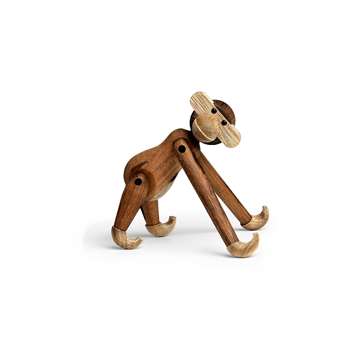 Kay Bojesen Monkey, Teak/Limba, styled view