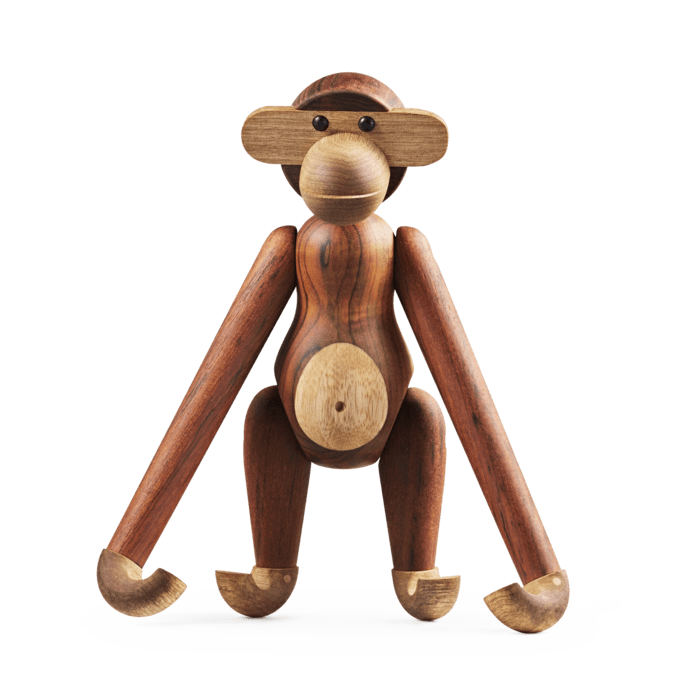 Kay Bojesen Monkey, Teak/Limba (Medium), view 3