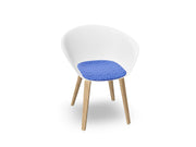 Duna 02 Wood Leg Chair With Seat Cushion Chairs Arper 