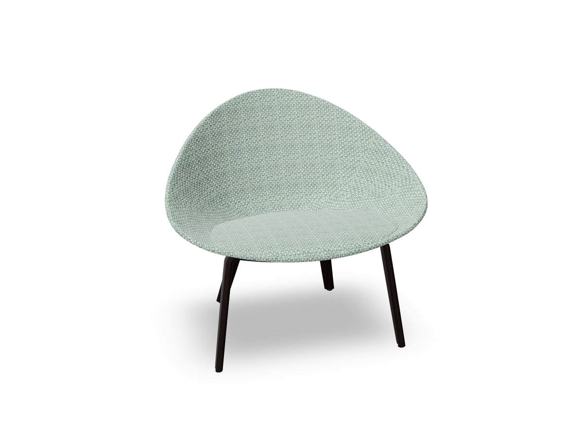 Adell 4 Leg Wood Lounge Chair With Fully Upholstered