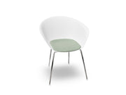 Duna 02 Four Leg Chair With Seat Cushion Chairs Arper 