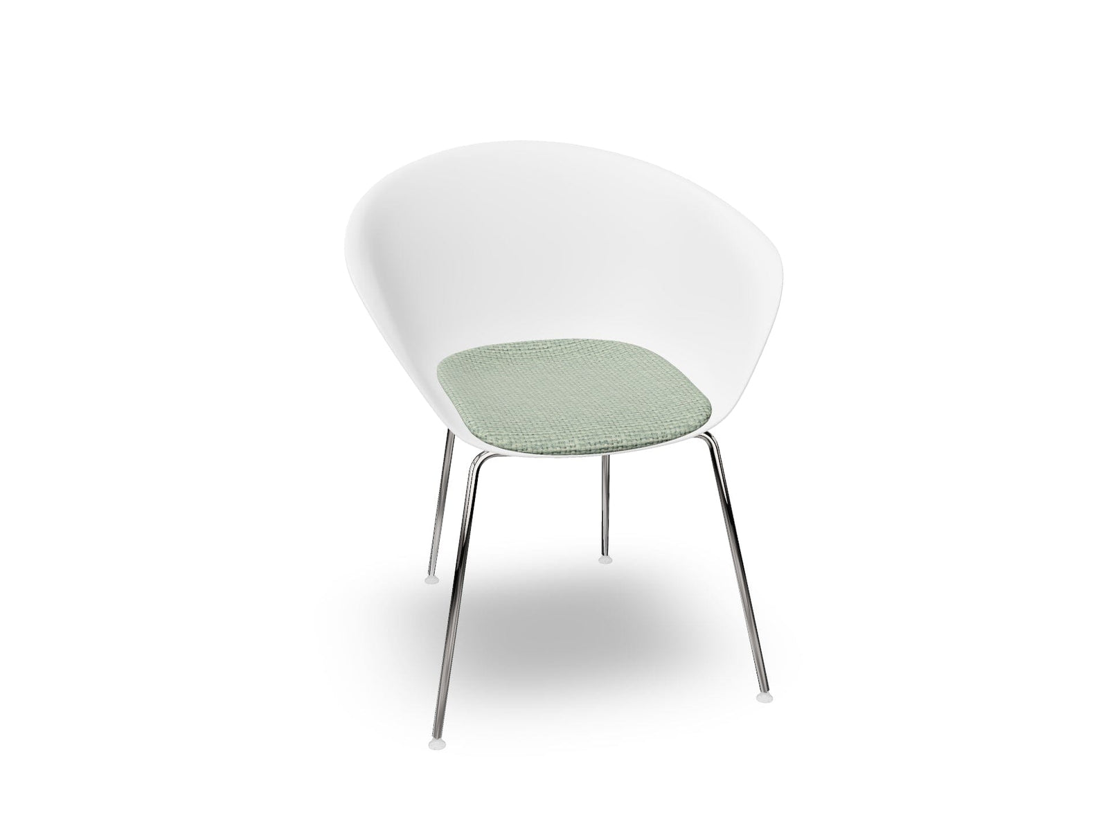 Duna 02 Four Leg Chair With Seat Cushion Chairs Arper 