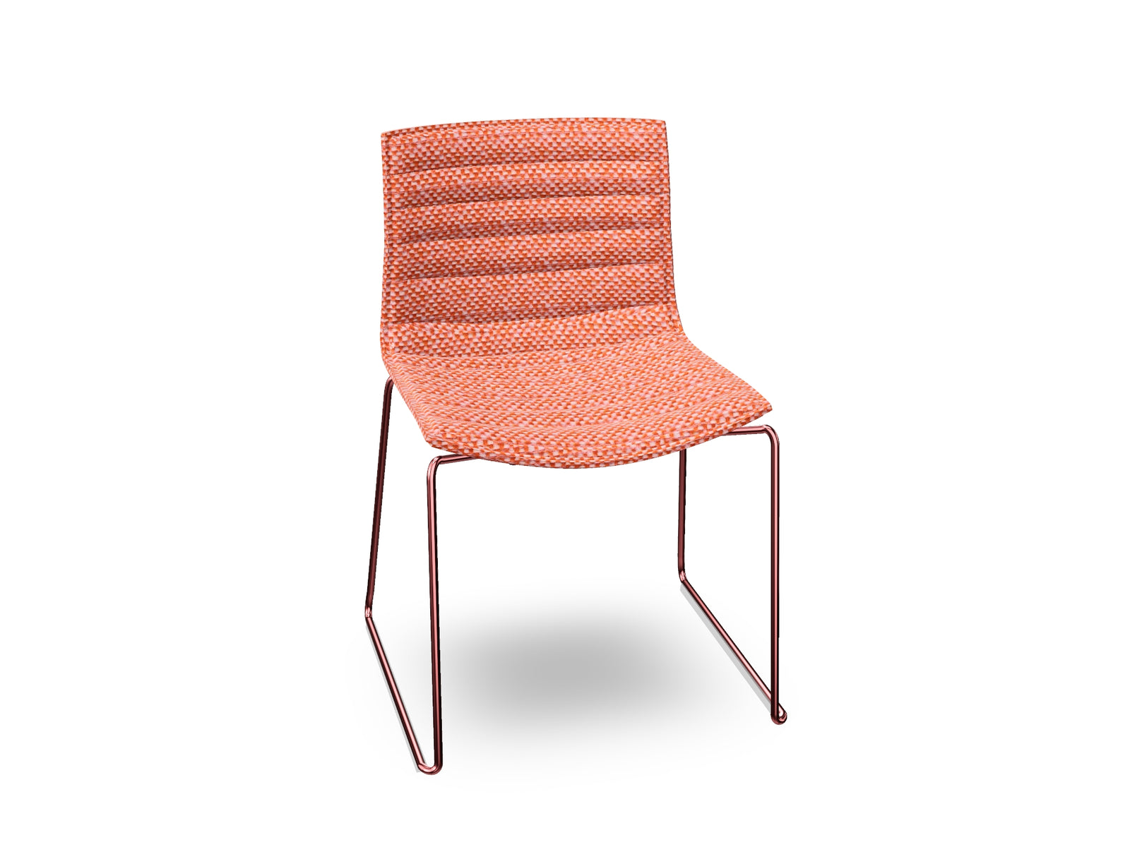 Catifa 46 Sled Base With Fully Upholstered