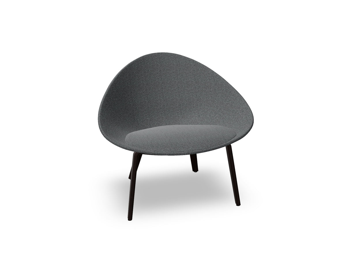 Adell 4 Leg Wood Lounge Chair With Fully Upholstered