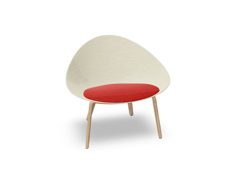 Adell 4 Leg Wood Lounge Chair lounge chair Arper 