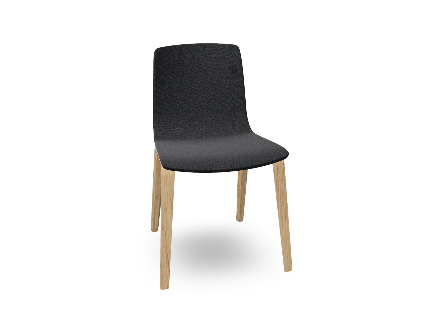 Aava 02-4 Wood Legs Chair With Fully Upholstered Chairs Arper 