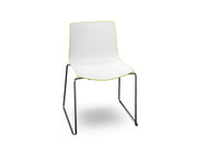 Catifa 46 Polypropylene Bi-Color Sled Base Chair Side/Dining Arper 