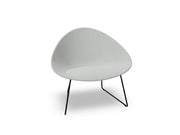 Adell Sled Base Lounge Chair With Fully Upholstered lounge chair Arper 