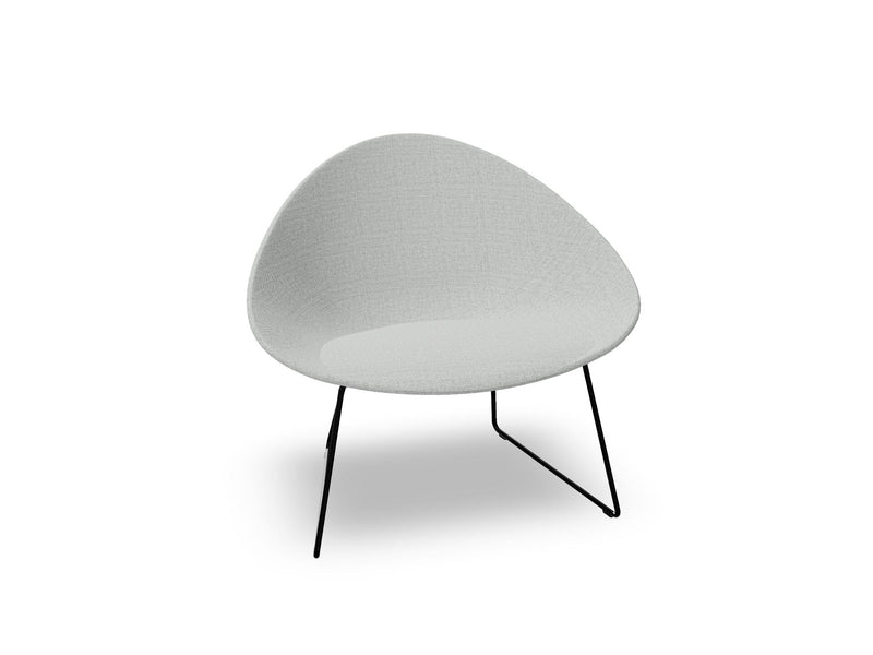 Adell Sled Base Lounge Chair With Fully Upholstered lounge chair Arper 