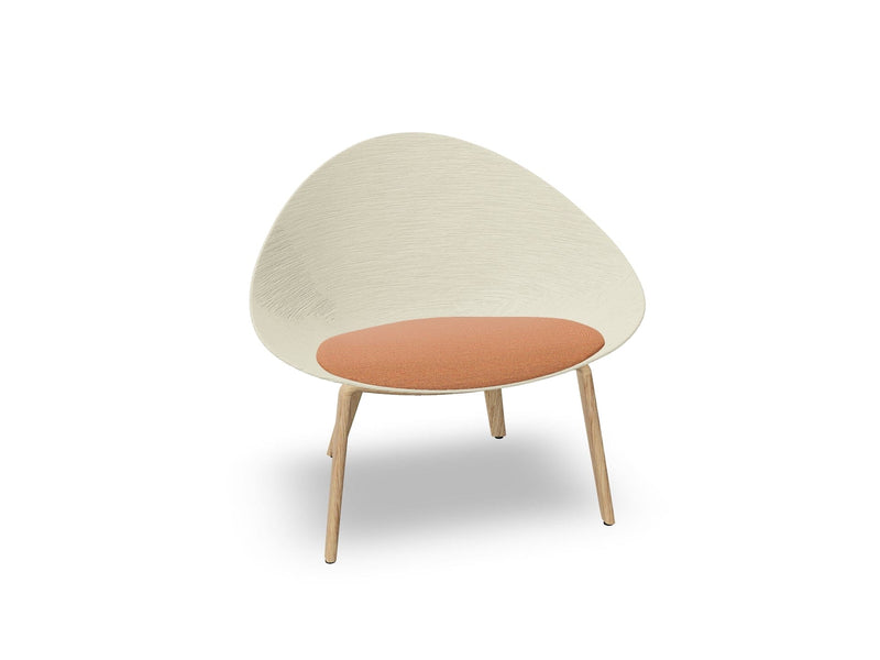 Adell 4 Leg Wood Lounge Chair lounge chair Arper 