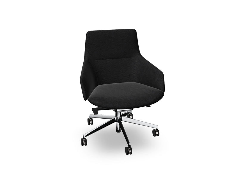 Aston Conference Syncro Five Way Star Base Armchair task chair Arper 