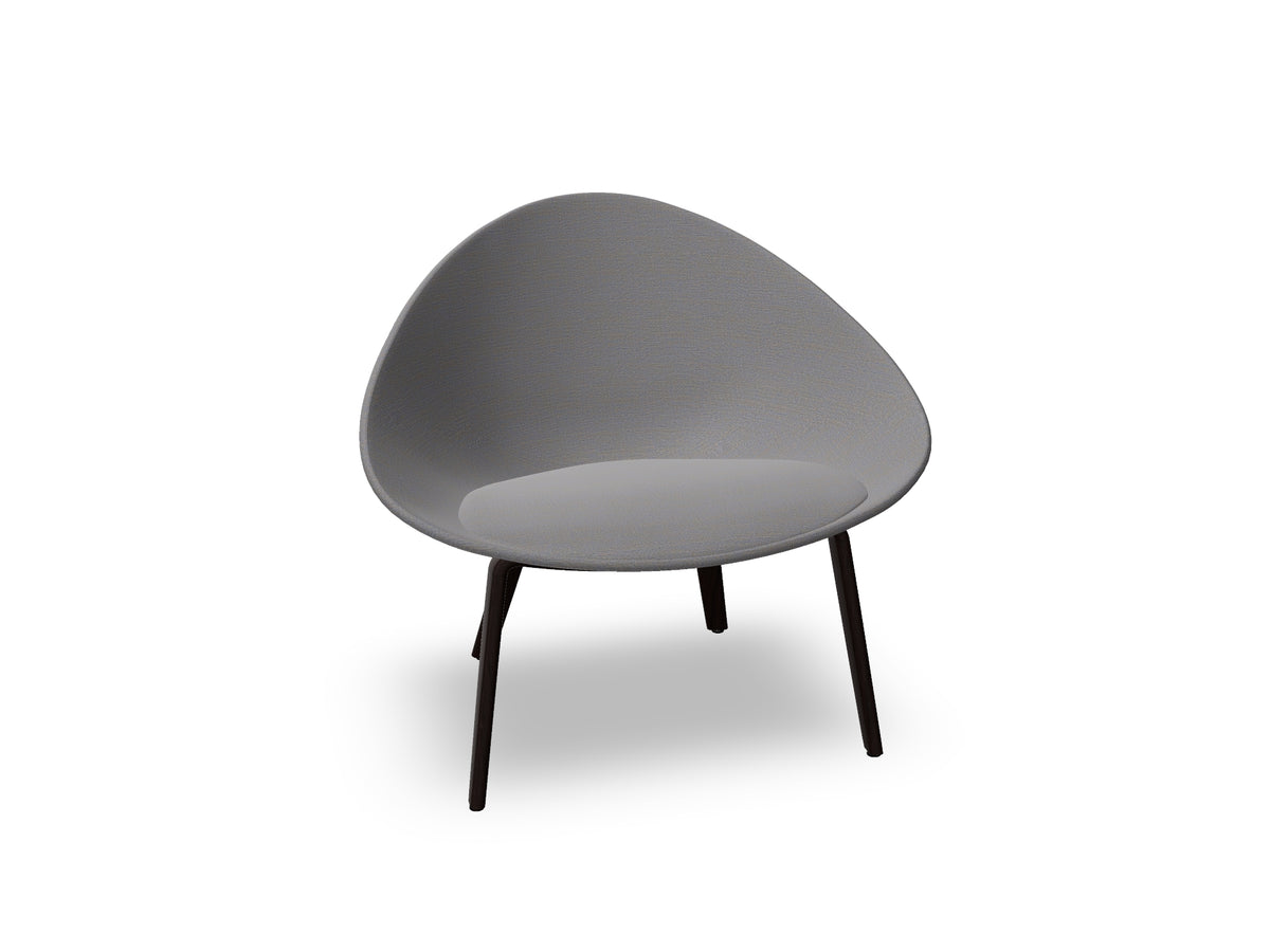 Adell 4 Leg Wood Lounge Chair With Fully Upholstered