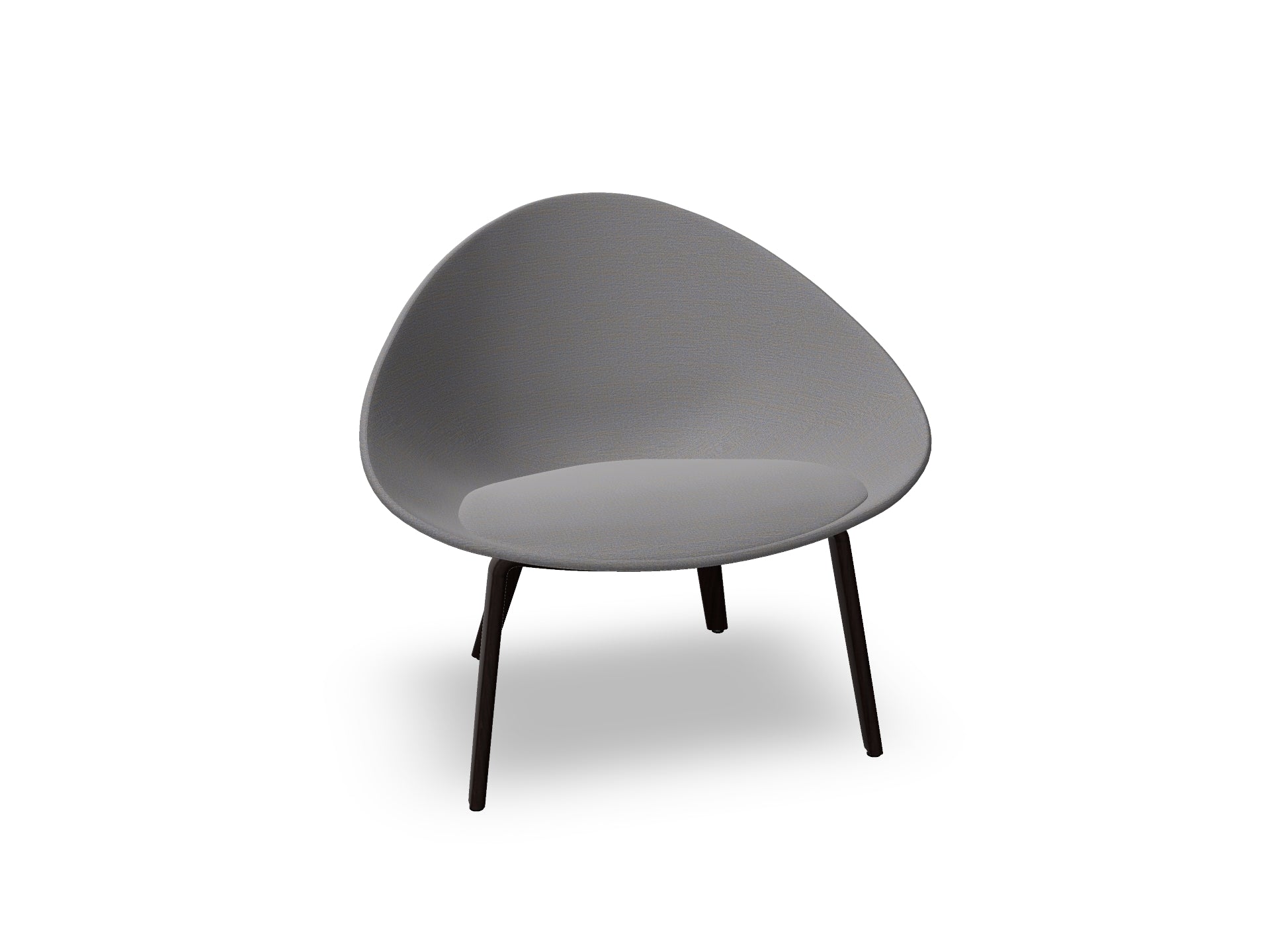 Adell 4 Leg Wood Lounge Chair With Fully Upholstered