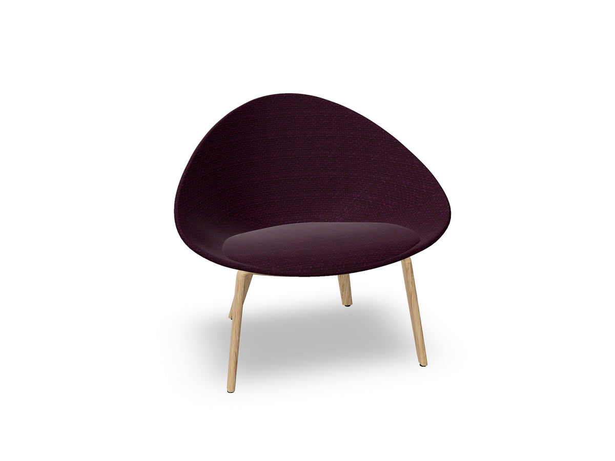 Adell 4 Leg Wood Lounge Chair With Fully Upholstered