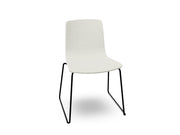 Aava 02 Sled Base Chair With Fully Upholstered Chairs Arper 
