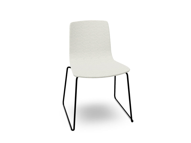 Aava 02 Sled Base Chair With Fully Upholstered Chairs Arper 