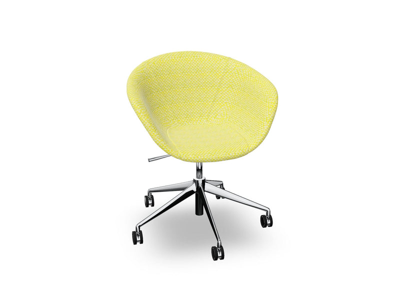 Duna 02 Five Star Base Chair With Front Upholstery Chairs Arper 