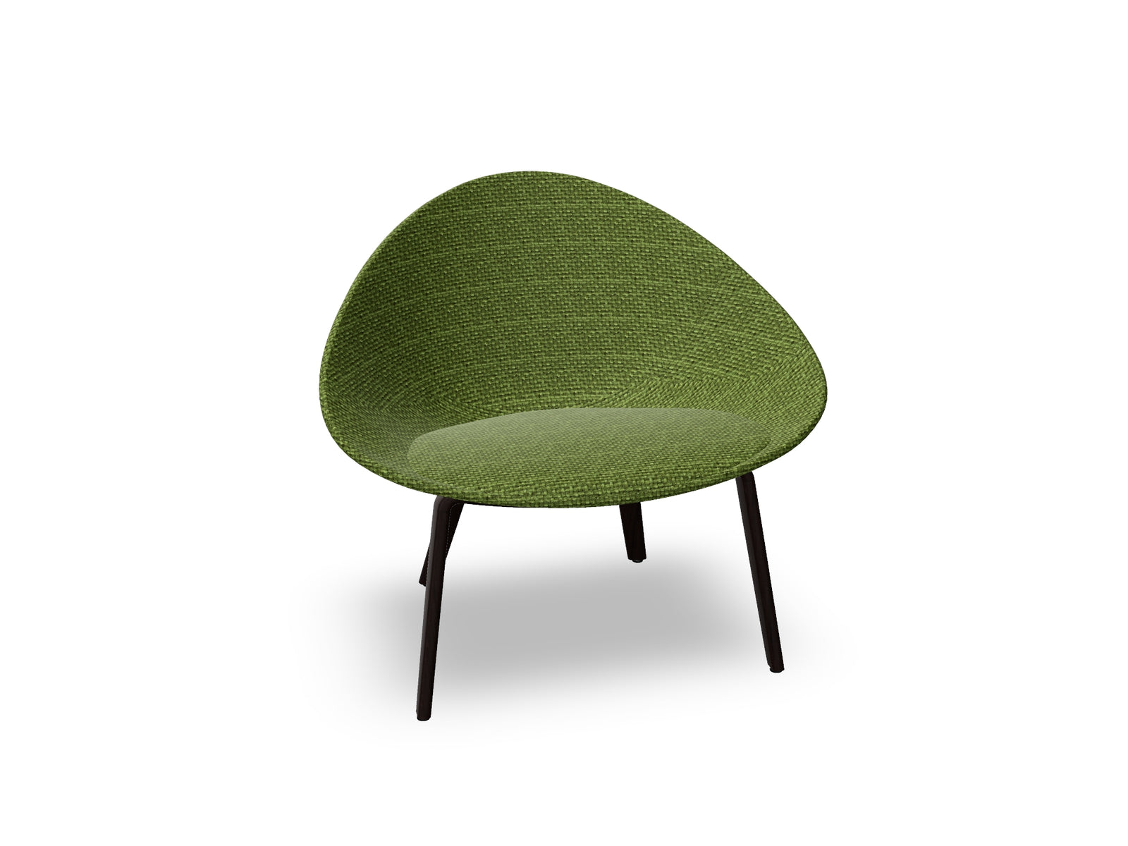 Adell 4 Leg Wood Lounge Chair With Fully Upholstered