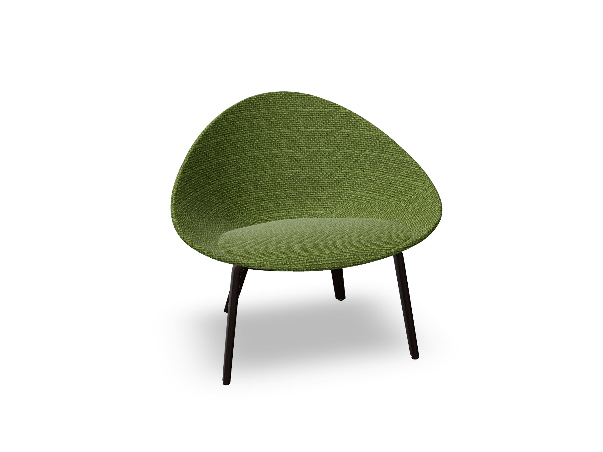 Adell 4 Leg Wood Lounge Chair With Fully Upholstered