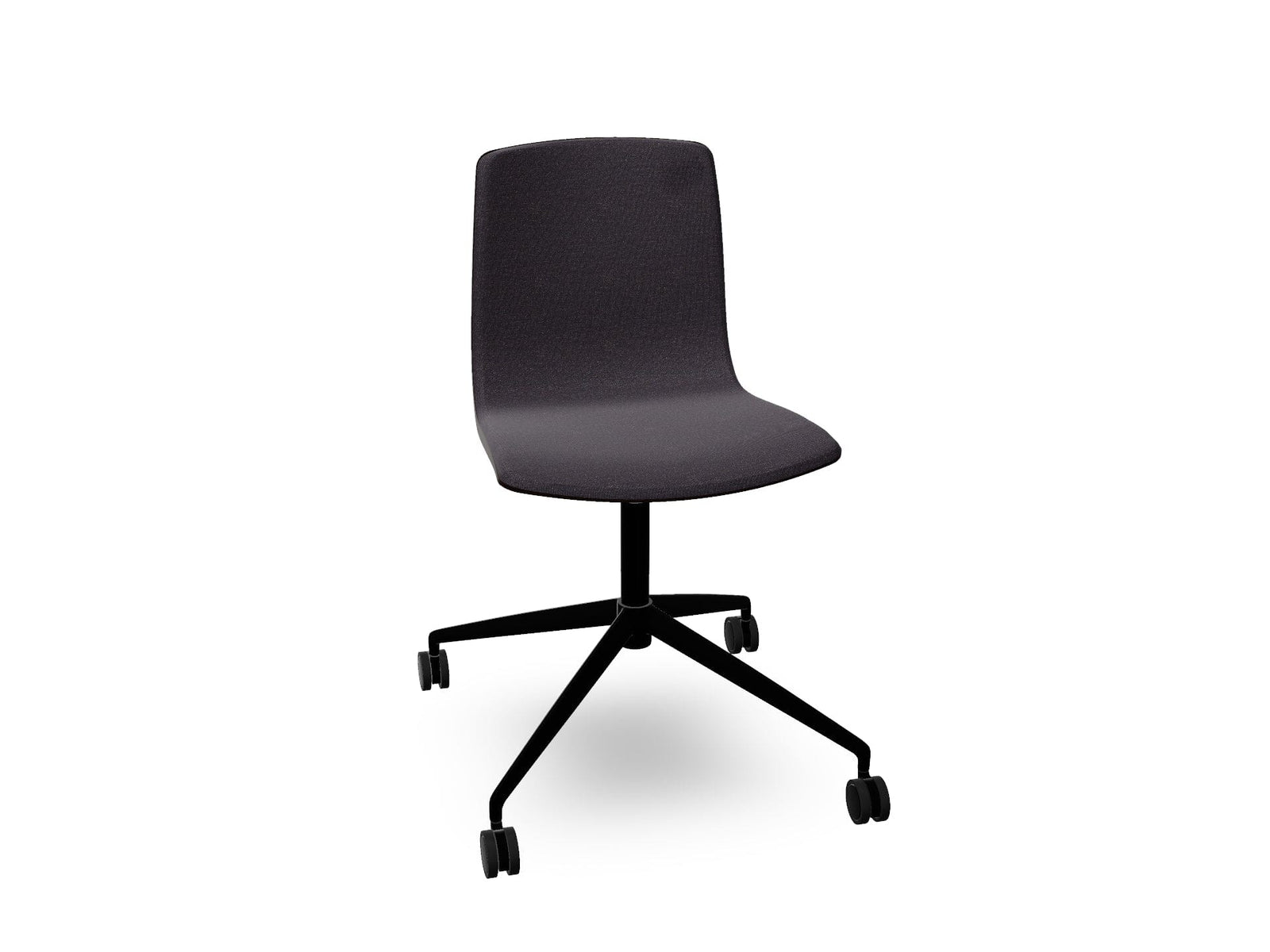 Aava 02 Fixed Trestle Base Wood Chair With Front Upholstery Chairs Arper 