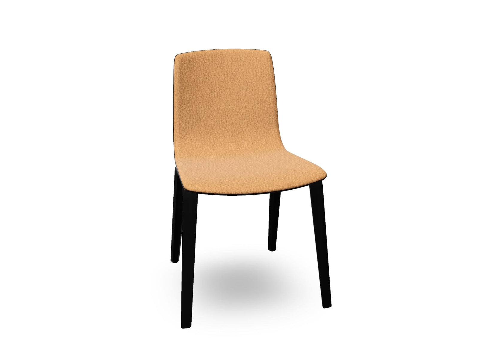 Aava 02 Wooden Chair with Front Upholstery Chairs Arper 