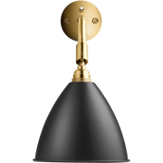 BestLite BL7 Wall Lamp - Hardwired wall / ceiling lamps Gubi Brass/Soft Black Semi Matt 