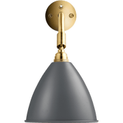 BestLite BL7 Wall Lamp - Hardwired wall / ceiling lamps Gubi Brass/grey semi matt 