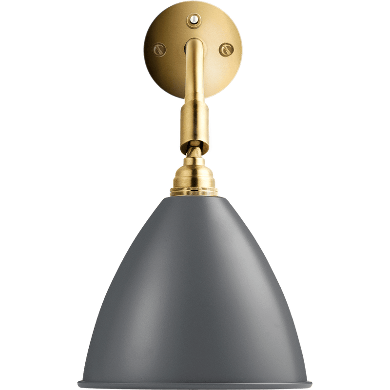 BestLite BL7 Wall Lamp - Hardwired wall / ceiling lamps Gubi Brass/grey semi matt 