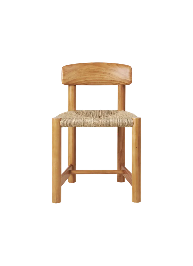 Daumiller Side Chair, Natural Rush Cord