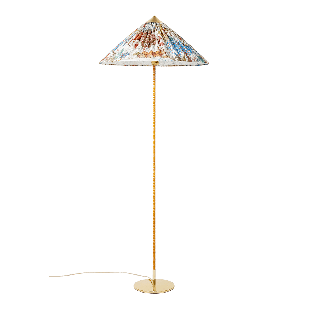 9602 Floor Lamp Floor Lamps Gubi Pierre Frey Brass 