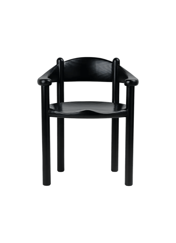 Daumiller Dining Armchair Dining Chair Gubi Brown/Black Pine 